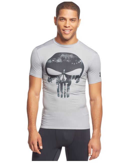Under Armour Alter Ego Punisher Compression T-Shirt in Gray for Men | Lyst