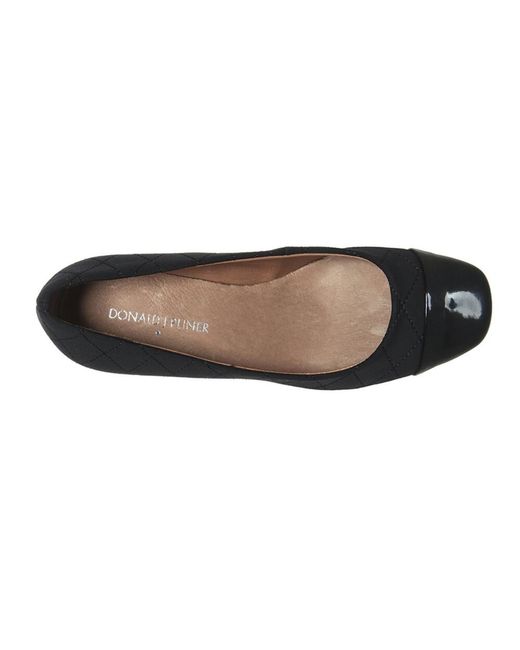 donald pliner crepe elastic pump