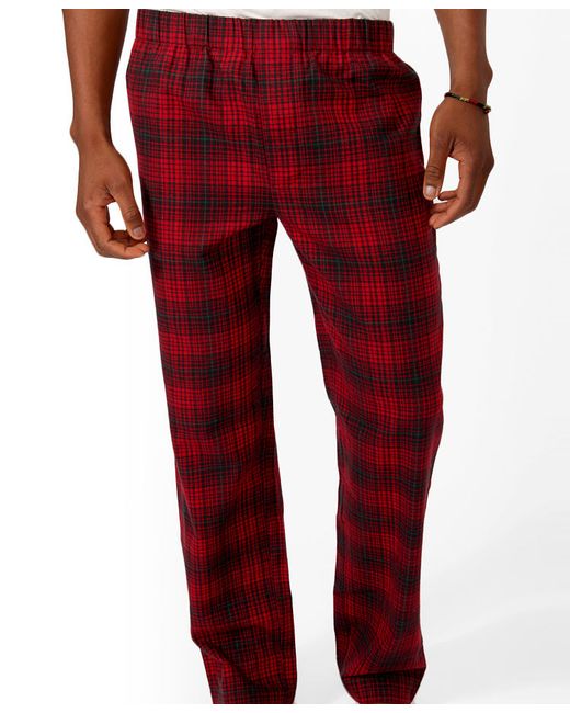 Forever 21 Plaid Pajama Pants in Black 