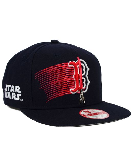 KTZ Boston Red Sox Star Wars Logoswipe 9fifty Snapback Cap in Blue