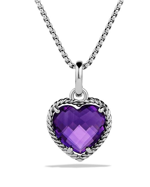 David Yurman Cable Heart Pendant With 