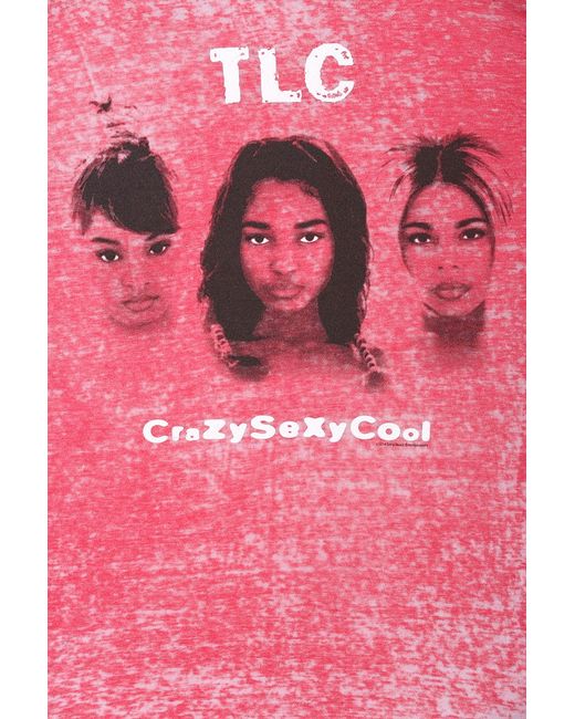 Urban Outfitters Red Tlc Crazysexycool Burnout Tee for men