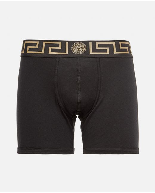 Versace Greca Underwear in Black for Men | Lyst