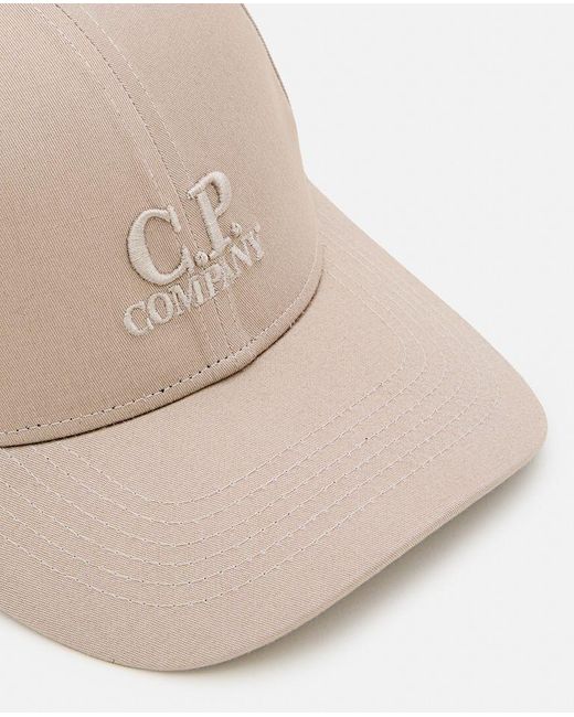 Cappellino Con Logo di C P Company in Natural da Uomo