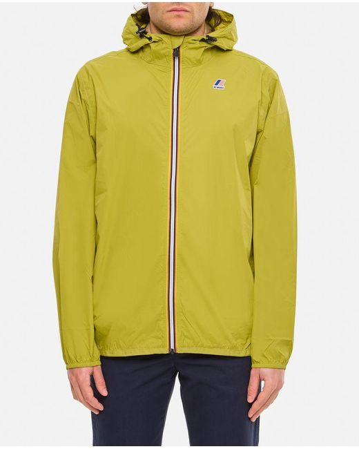 Giacca di K-Way in Yellow da Uomo
