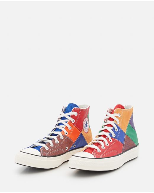 Converse Chuck 70 75th Anniversary Leather Sneakers in White for Men | Lyst