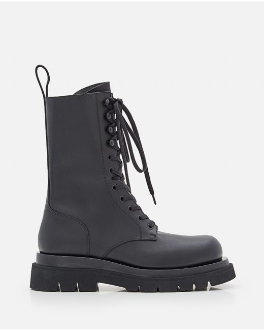 bv lug leather ankle boots
