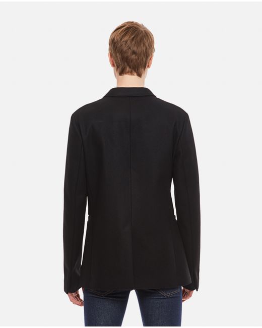 Givenchy Padlock Slimfit Wool Deconstructed Jacket in Black for 
