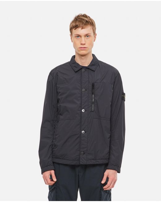 mens stone island shirt jacket