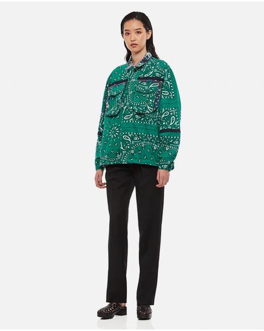 Sacai Bandana Field Jacket in Green for 