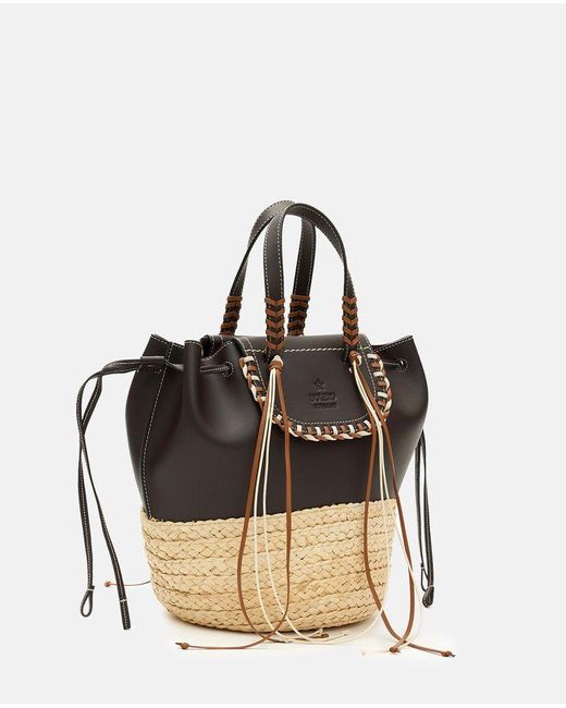 Bolero Borsa Tote di CUBA LAB in Black