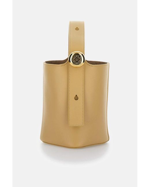 Pebble Bucket Mini di Loewe in Metallic