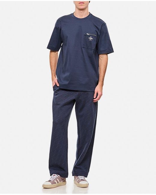Pantalone di Fendi in Blue da Uomo