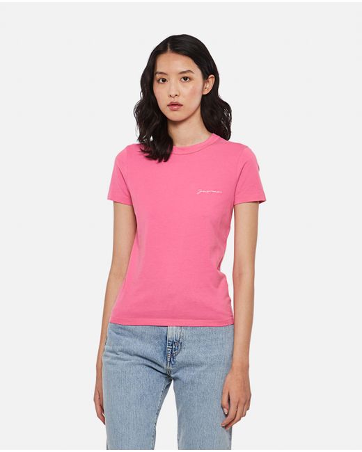 jacquemus tshirt pink