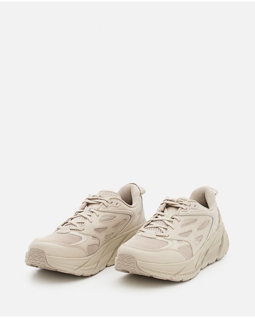 hoka one beige