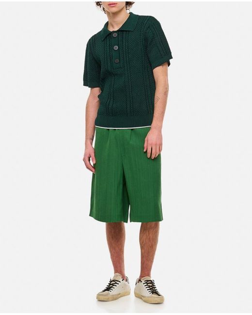 Juego Pantaloni Corti di Jacquemus in Green da Uomo