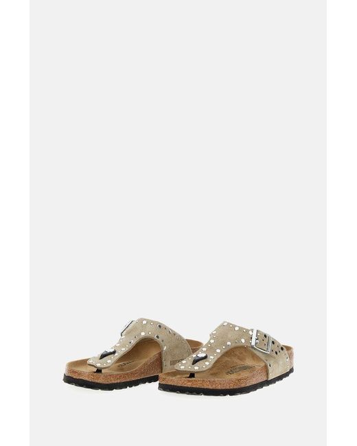 Sandalo Gizeh Rivet di Birkenstock in White