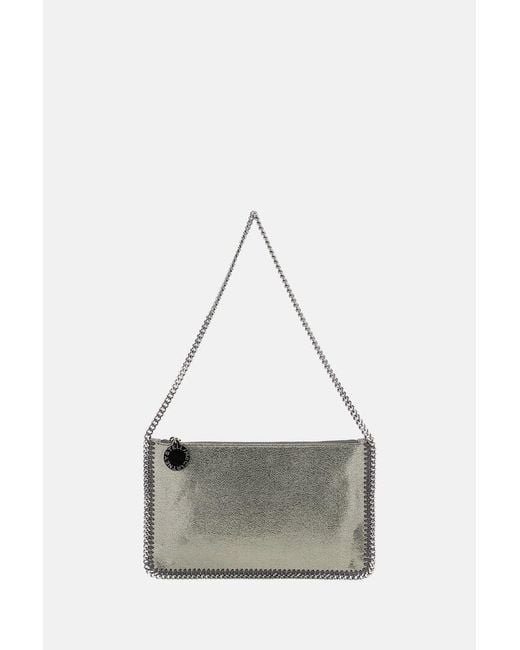 Borsa Falabella Pochette di Stella McCartney in Metallic
