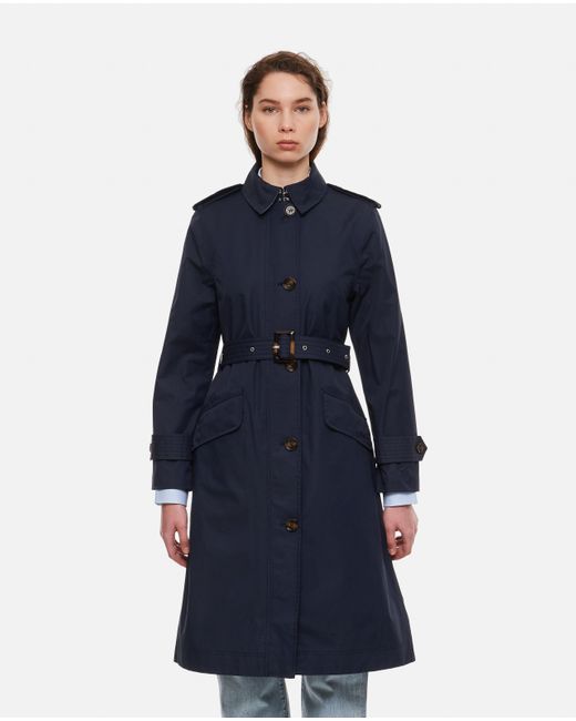 Barbour Camilla Trench Coat in Red | Lyst UK