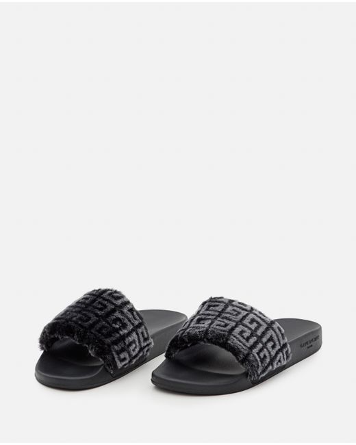 givenchy shearling slides