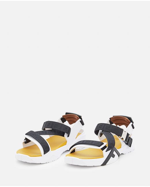 red fendi sandals