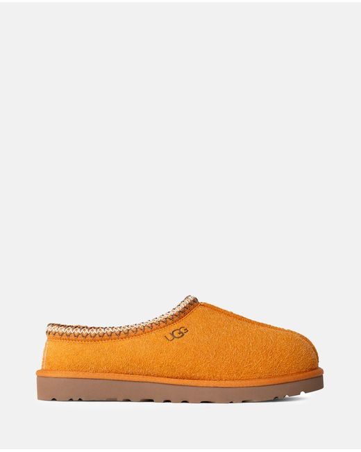 Tasman Shaggy Suede Slipper di Ugg in Orange da Uomo