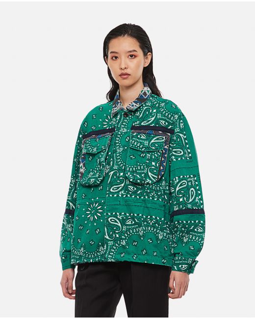 Sacai Bandana Field Jacket in Green for 
