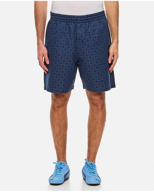 Short Denim Monogram di Givenchy in Blue da Uomo