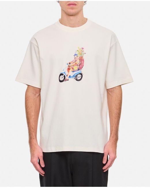 T-shirt Golfeur di Drole de Monsieur in White da Uomo