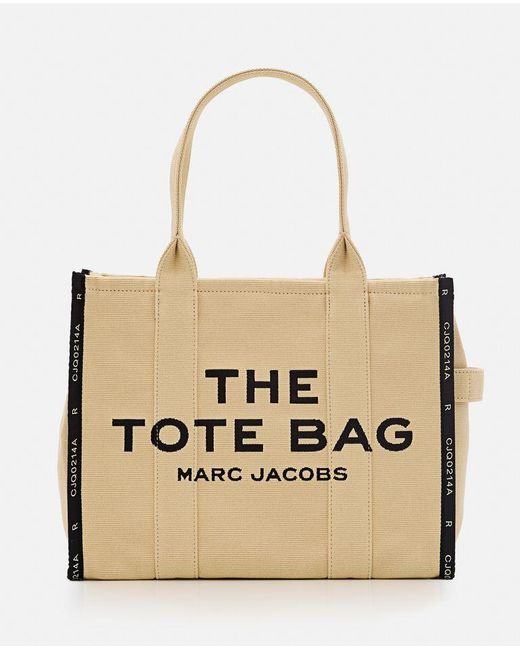 The Tote Bag Large In Canvas di Marc Jacobs in Natural