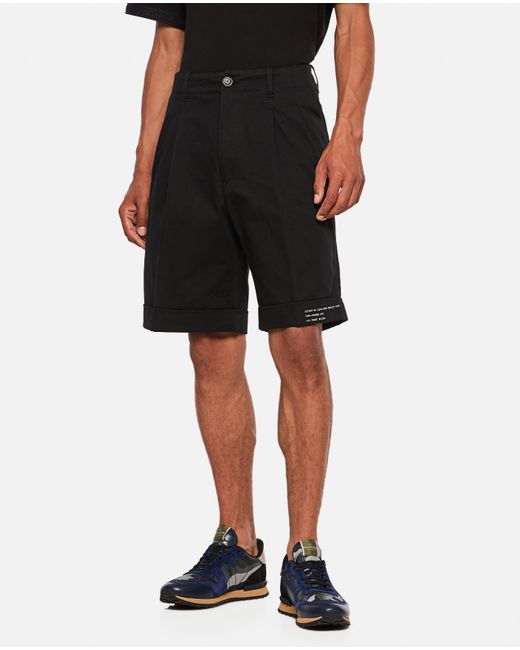 Moncler Genius Shorts In Black Cotton 7 