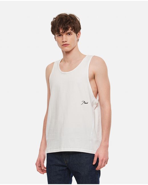 Rhude Cotton Tank Top in Red for Men | Lyst