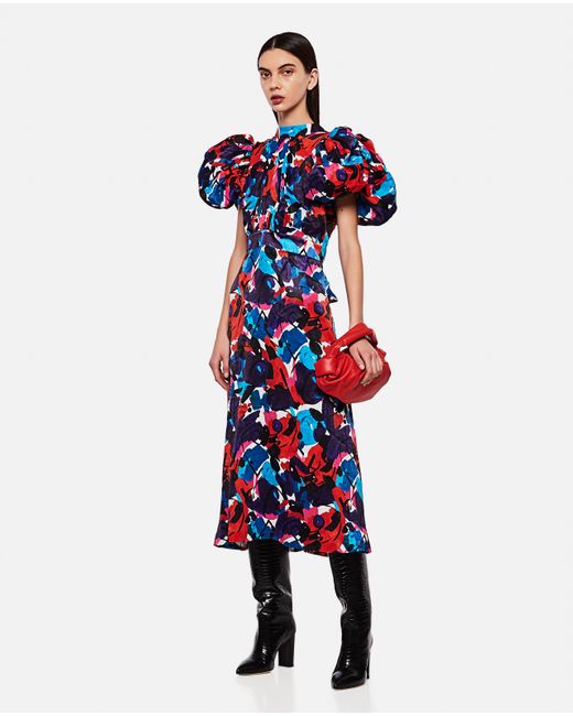paint me a portrait maxi dress