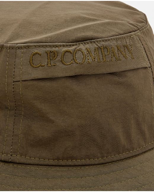 C.P. Company Chrome' Bucket Hat in Red 