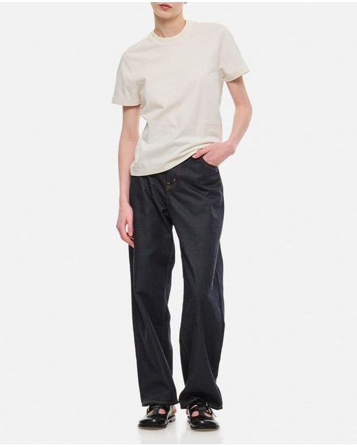 Pantalone Denim Regular Cinque Tasche Collab Levi's di Junya Watanabe in Black