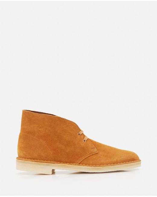 Desert Boot di Clarks in Orange da Uomo