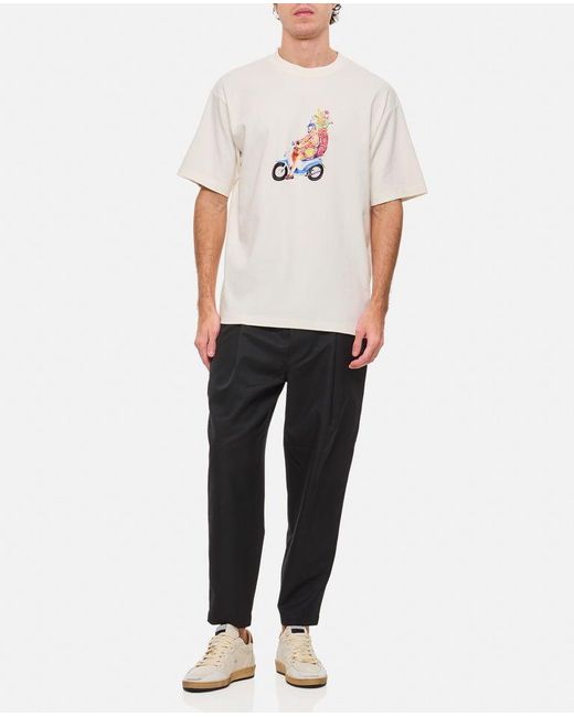 T-shirt Golfeur di Drole de Monsieur in White da Uomo