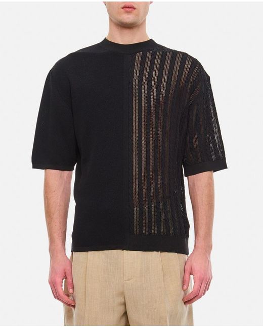 Juego T-shirt In Cotone di Jacquemus in Black da Uomo