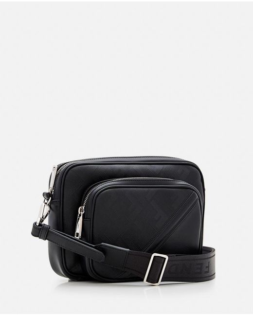 Camera Bag In Pelle di Fendi in Black da Uomo
