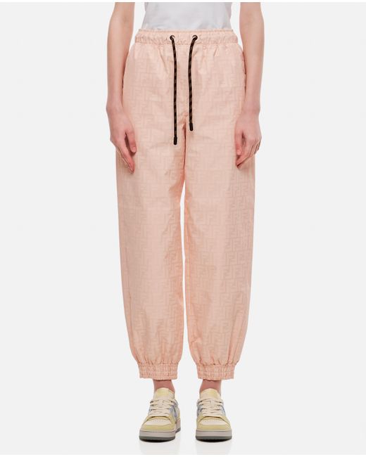 Fendi Synthetic Ff Nylon Track Pants in 