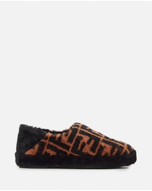 fendi slippers fur