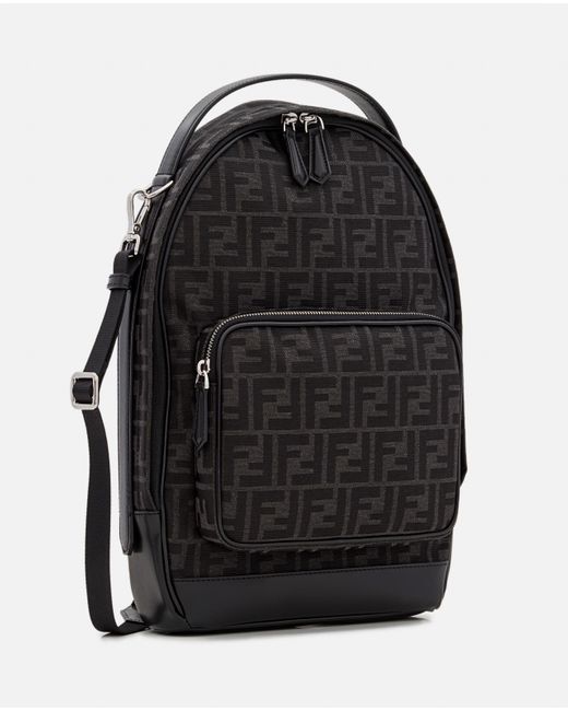 ZAINO MONOSPALLA FF JACQUARD da Uomo di Fendi in Rosso | Lyst