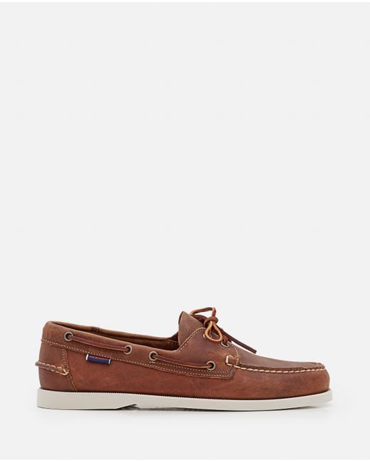 sebago docksides portland leather