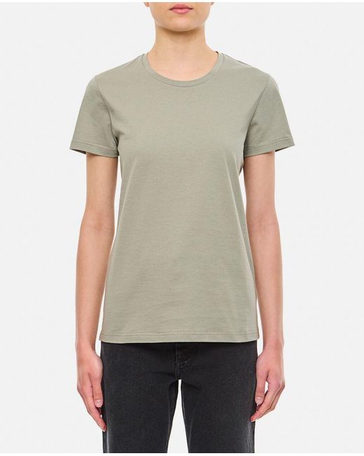 T-shirt In Cotone di Moncler in Gray