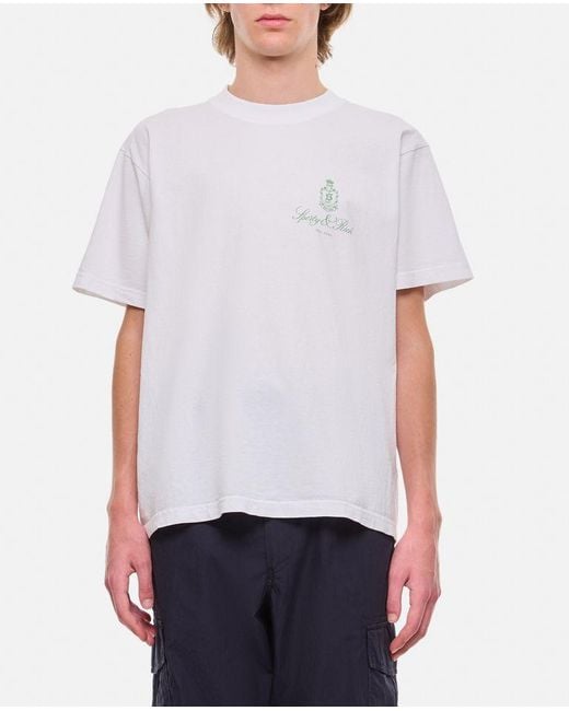 Vendome T-shirt di Sporty & Rich in White da Uomo