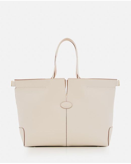 Shopping Bag di Tod's in Natural