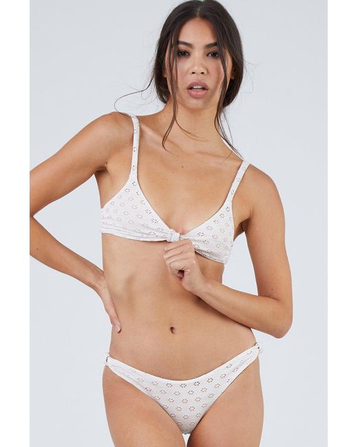 eyelet bikini top