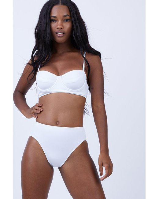 norma kamali white swimsuit