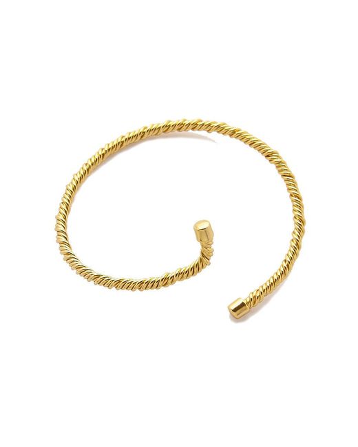 Brenda Grands Jewelry Metallic Aspen Twisted Cuff Bracelet