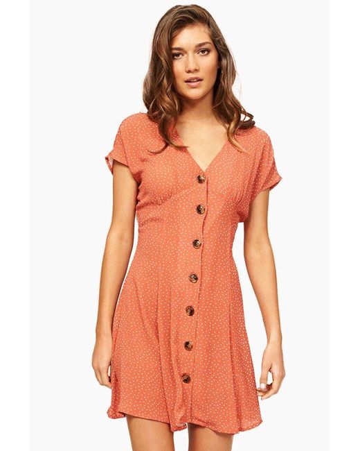 minkpink polka dot dress
